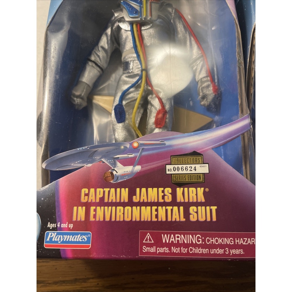 Lot of 3 Star Trek Captain Kirk 9" Action Figure New Playmates - Picture 6 of 11